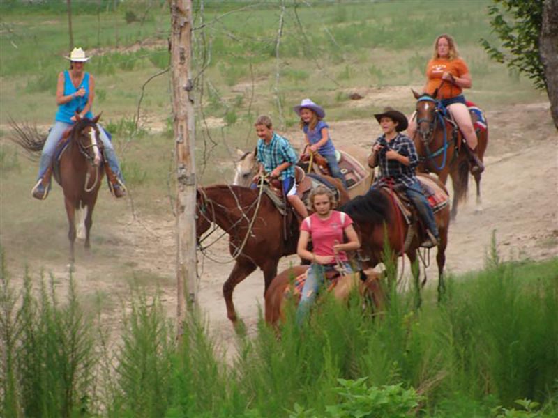 South Arkansas horseback trail rides