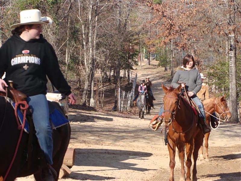 South Arkansas horseback trail rides